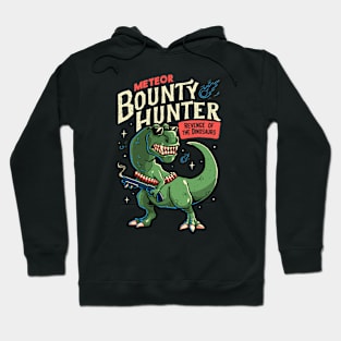 Meteor Bounty Hunter T-Rex Dinosaur by Tobe Fonseca Hoodie